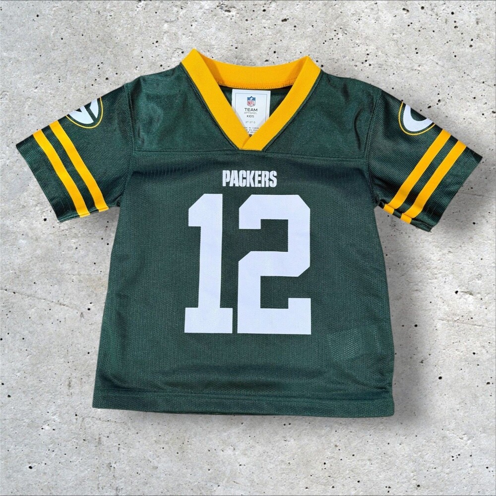 Official NFL - Green Bay Packers - AARON RODGERS - #12 Jersey - TODDLER 3T